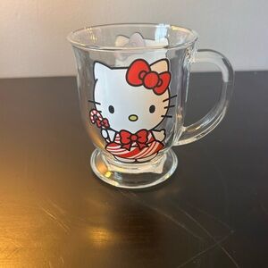 Hello Kitty glass mug